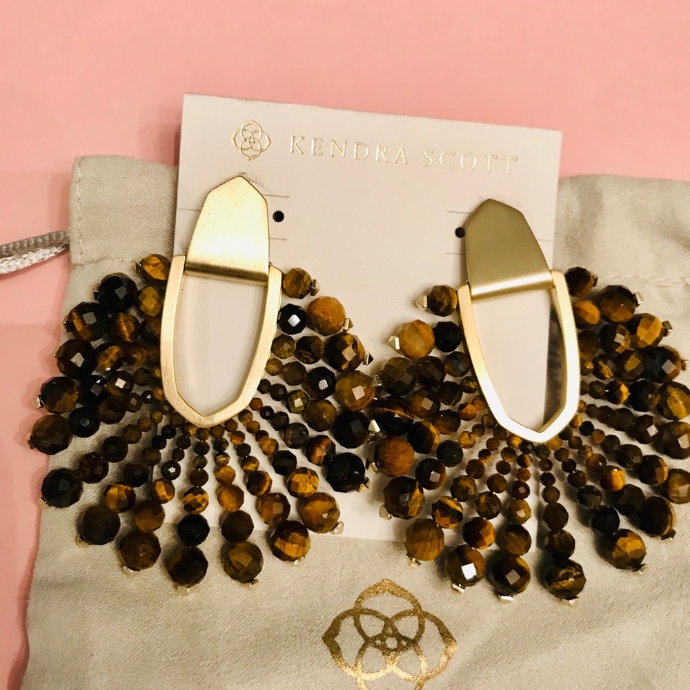 kendra scott diane statement earrings - Picture 4 of 5